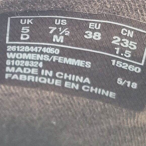 Clarks Emslie Monet Women's Dark Brown Leather Ankle Boots US Size 7.5M - Picture 10 of 10